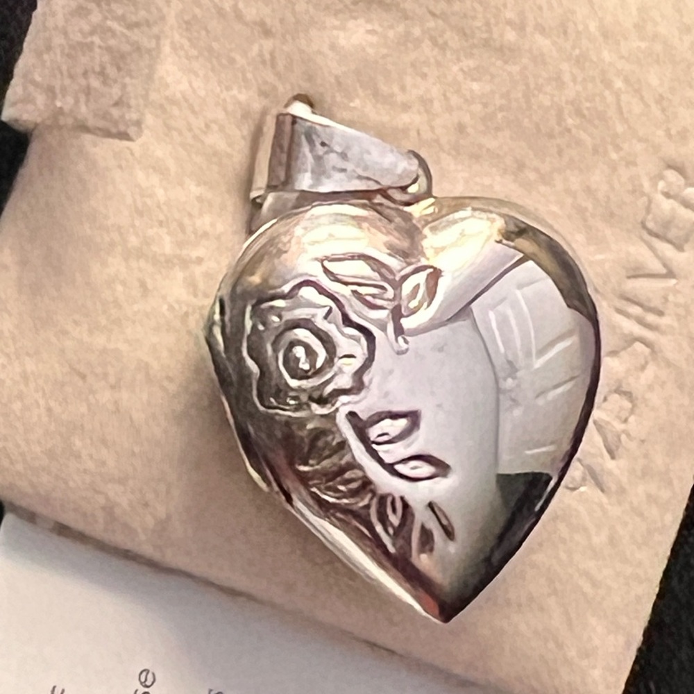 Heart pendant 925 silver